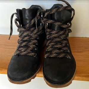 Women’s Sorel Black Lace Up Winter Boot